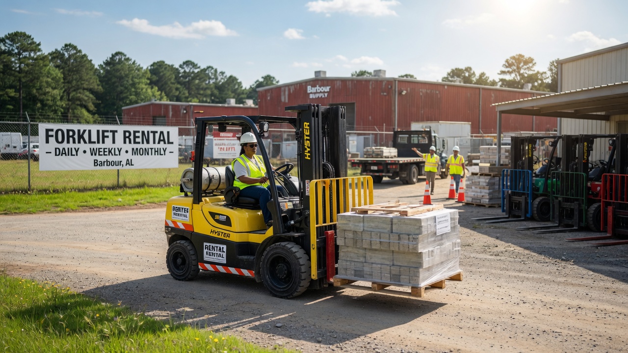 High-quality forklift rental services in Barbour, AL for material handling
