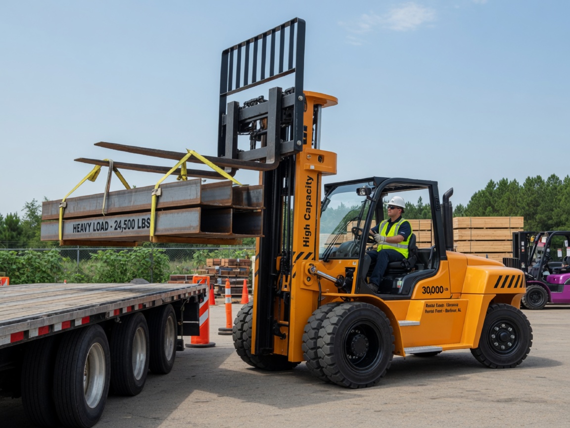 High Capacity Forklift Rental services