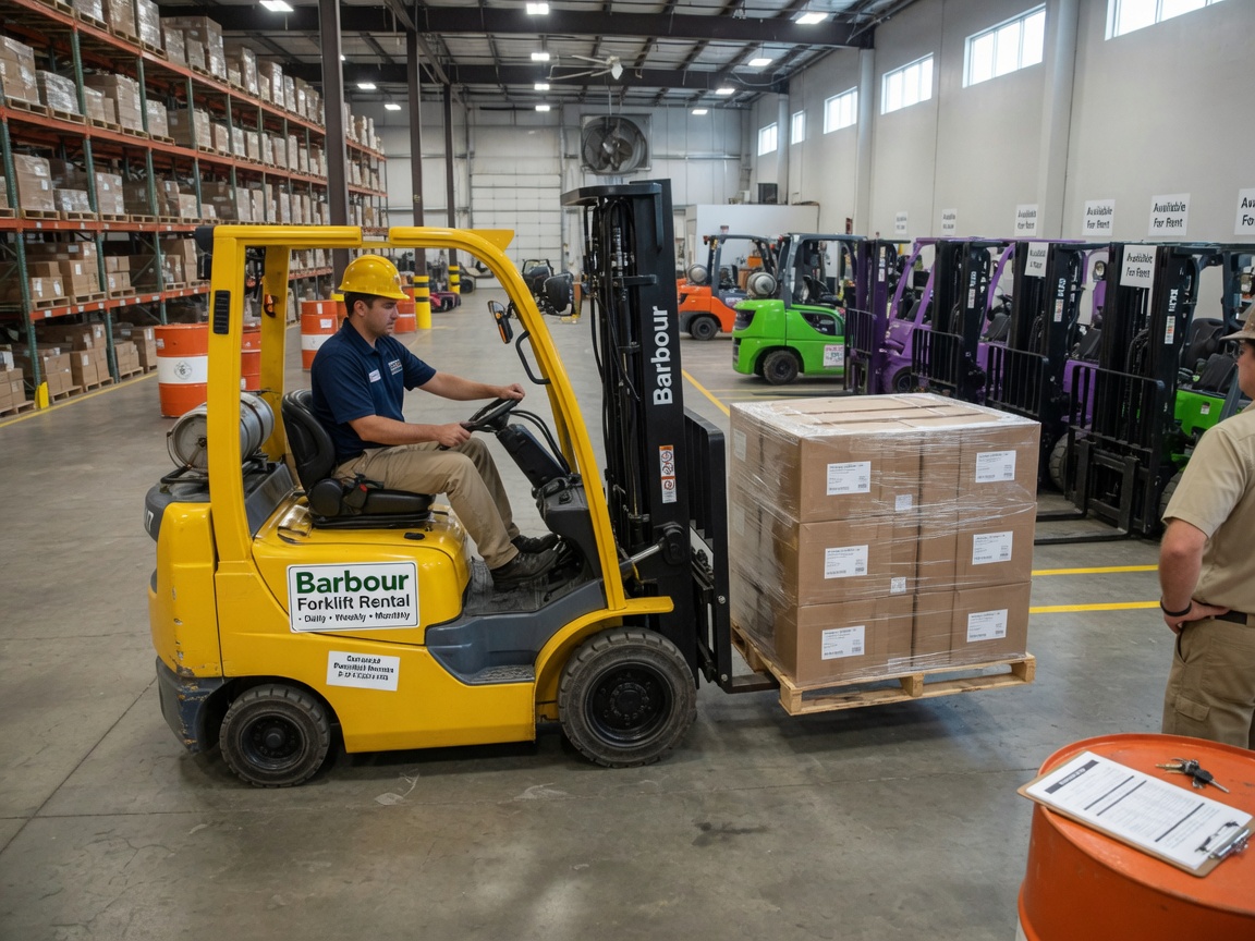 Warehouse Forklift Rental services